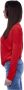 Manila Grace Gekruiste DT Shirt Red Dames - Thumbnail 2