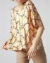 Manila Grace Gedrukte doos blouse art. C247Ss Roze Dames - Thumbnail 2