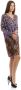 Manila Grace Casual jurk Bruin Multicolor Dames - Thumbnail 2