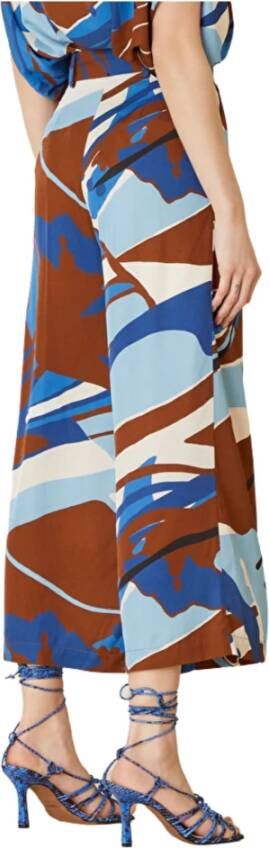 Manila Grace Wide Trousers Meerkleurig Dames