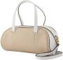 Manu Atelier Zanglijmertas in ivoor en wit leer Beige Dames - Thumbnail 2