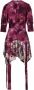 Mar De Margaritas Paarse Mini Jurk Purple Dames - Thumbnail 2