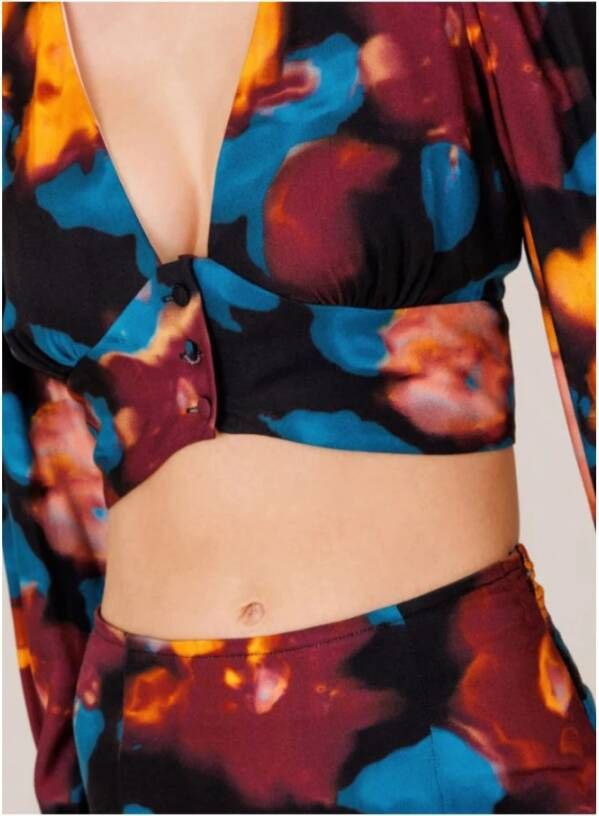 Mar De Margaritas Elegant Top Greta Euthe Model Multicolor Dames
