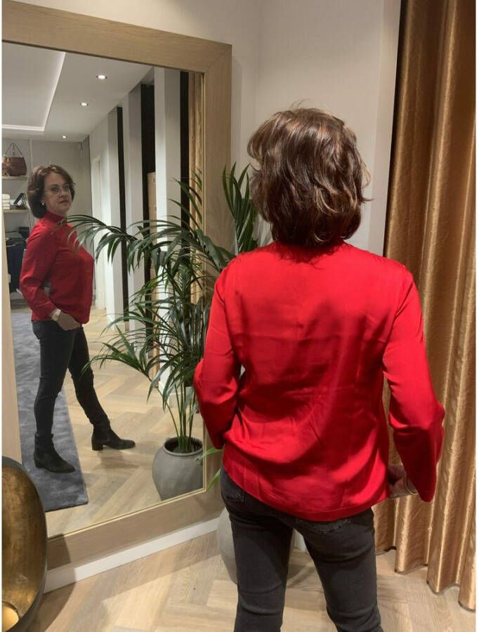 MARC AUREL Gezellige Coltrui Gebreide Kleding voor Vrouwen Rood Dames