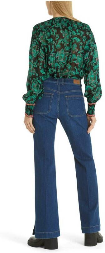 Marc Cain Olifant Flared Jeans Blauw Dames