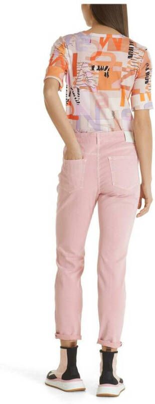 Marc Cain Slim Fit Jeans van Biologisch Katoen Roze Dames
