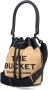 Marc Jacobs Strooien Bucket Tas met Logo Borduursel Beige Dames - Thumbnail 4