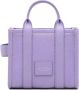 Marc Jacobs Leren Mini Tote Tas met Logo Opdruk Purple Dames - Thumbnail 4