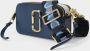 Marc Jacobs Crossbody bags Logo Strap Snapshot Small Camera Bag Leather in blauw - Thumbnail 7