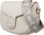Marc Jacobs Witte Leren Ronde Tas met Double J Paperclip White Dames - Thumbnail 2