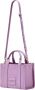 Marc Jacobs The Leather Tote kleine shopper Paars - Thumbnail 3