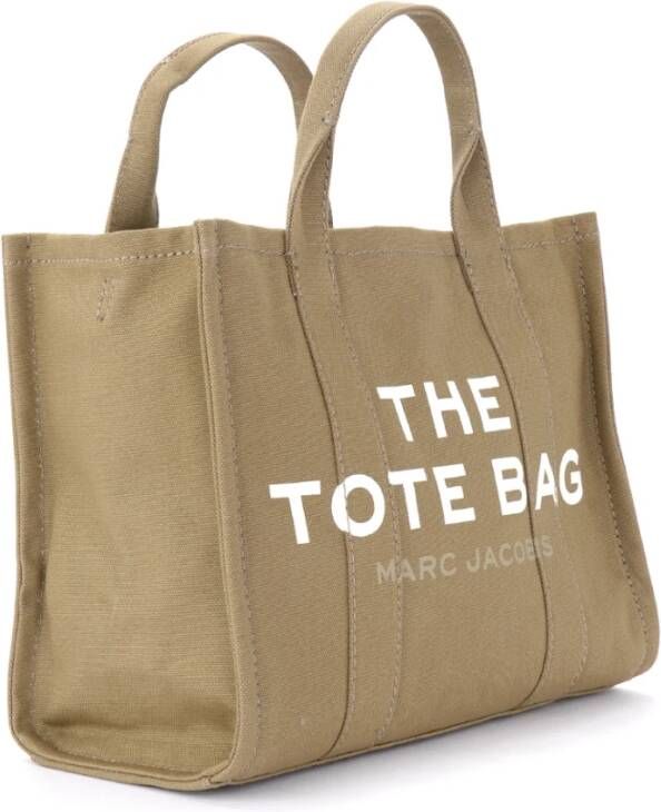Marc Jacobs Groene Canvas Traveler Tote Bag Green Dames