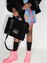 Marc Jacobs Medium Traveler Tote Bag in zwart nepbont Black Dames - Thumbnail 7