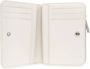 Marc Jacobs Metallic Mini Compact Portemonnee met Geëmbosseerd Monogram Patroon Gray Dames - Thumbnail 2
