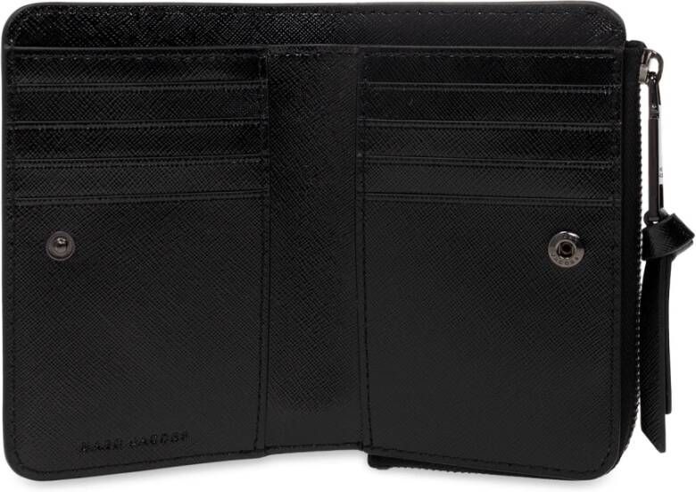 Marc Jacobs Leren portemonnee Zwart Dames