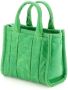 Marc Jacobs The Shiny Crinkle crossbody shopper Groen - Thumbnail 7