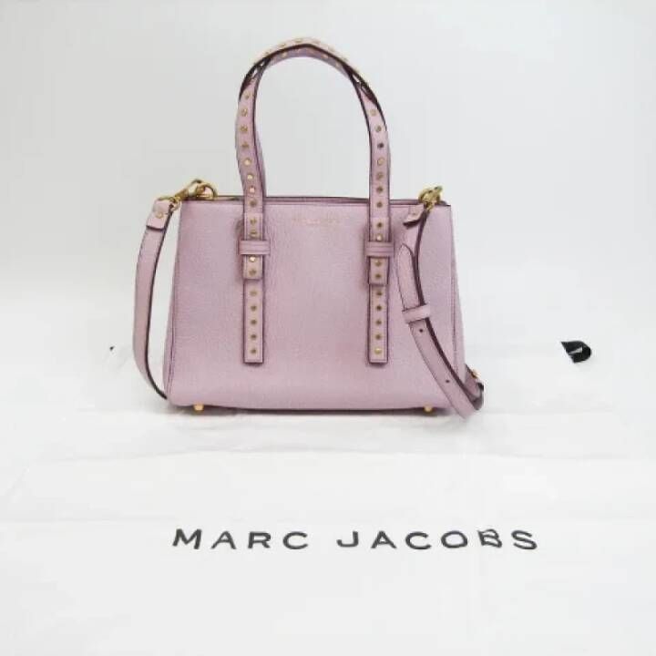 Marc Jacobs Pre-owned Leather shoulder-bags Paars Dames