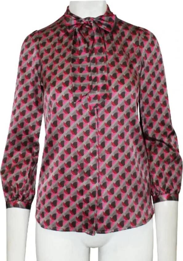Marc Jacobs Pre-owned Silk tops Roze Dames