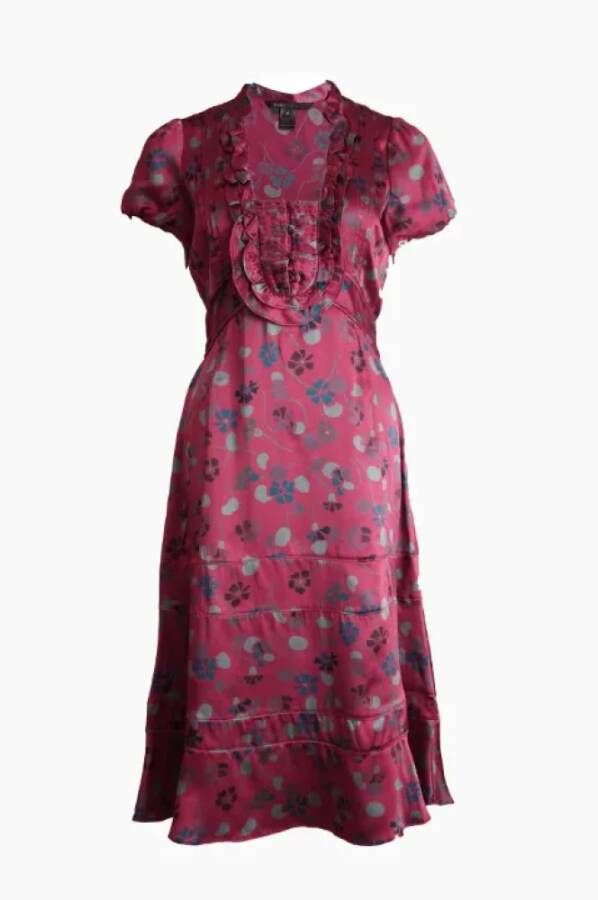 Marc Jacobs Pre-owned Silk dresses Rood Dames