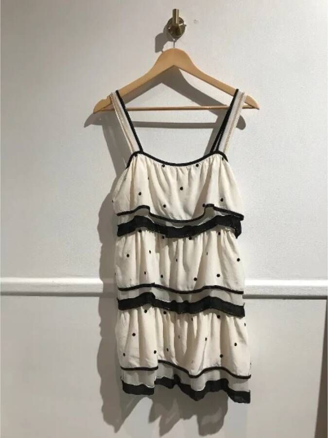 Marc Jacobs Pre-owned Silk dresses Wit Dames