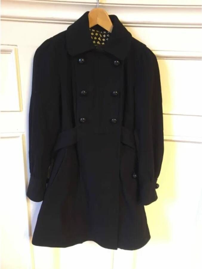 Marc Jacobs Pre-owned Wool outerwear Zwart Dames