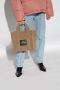 Marc Jacobs The Medium Traveler Tote Bag in Imitatie Shearling Kameel Beige Dames - Thumbnail 3