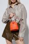 Marc Jacobs Stijlvolle Micro Bucket Tas in Oranje Leer Orange Dames - Thumbnail 5