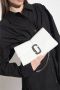 Marc Jacobs Convertible Leren Clutch Tas met Ketting Logo Plaque White Dames - Thumbnail 3