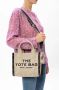 Marc Jacobs De Jacquard Small Traveler Tote Bag in zandkleur Beige Dames - Thumbnail 7