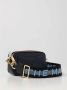 Marc Jacobs Crossbody bags Logo Strap Snapshot Small Camera Bag Leather in blauw - Thumbnail 9
