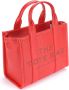 Marc Jacobs The Leather Tote kleine shopper Rood - Thumbnail 6
