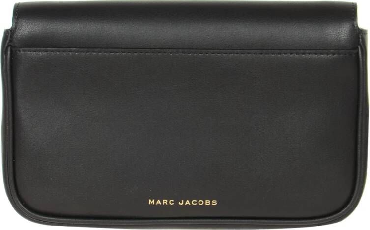 Marc Jacobs Zwarte Leren Crossbody Tas met Meerdere Draagopties Black Dames