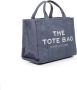 Marc Jacobs Blauwe Traveler Tote Bag met Logo Blue Dames - Thumbnail 3
