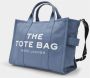 Marc Jacobs Blauwe Traveler Tote Bag met Logo Blue Dames - Thumbnail 8