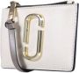 Marc Jacobs Top Zip Mini Wallet in White Leather Wit Dames - Thumbnail 9