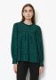 Marc O'Polo Ruffle blouse normaal Green Dames - Thumbnail 2