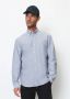 Marc O'Polo Overhemd met lange mouwen Button down collar long sleeves round hem met een stijlvol logoborduursel op borsthoogte - Thumbnail 6