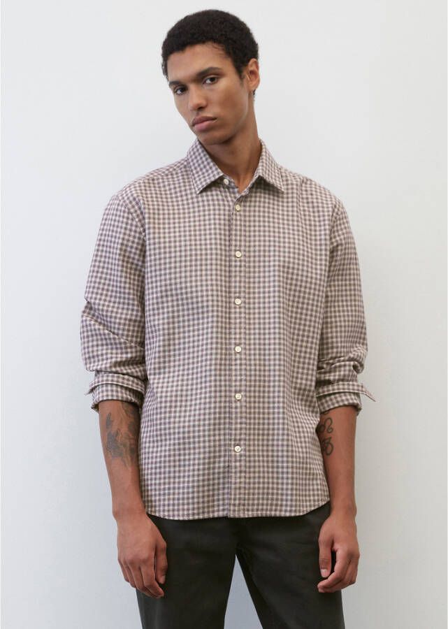 Marc O'Polo Regular long sleeve shirt Paars Heren