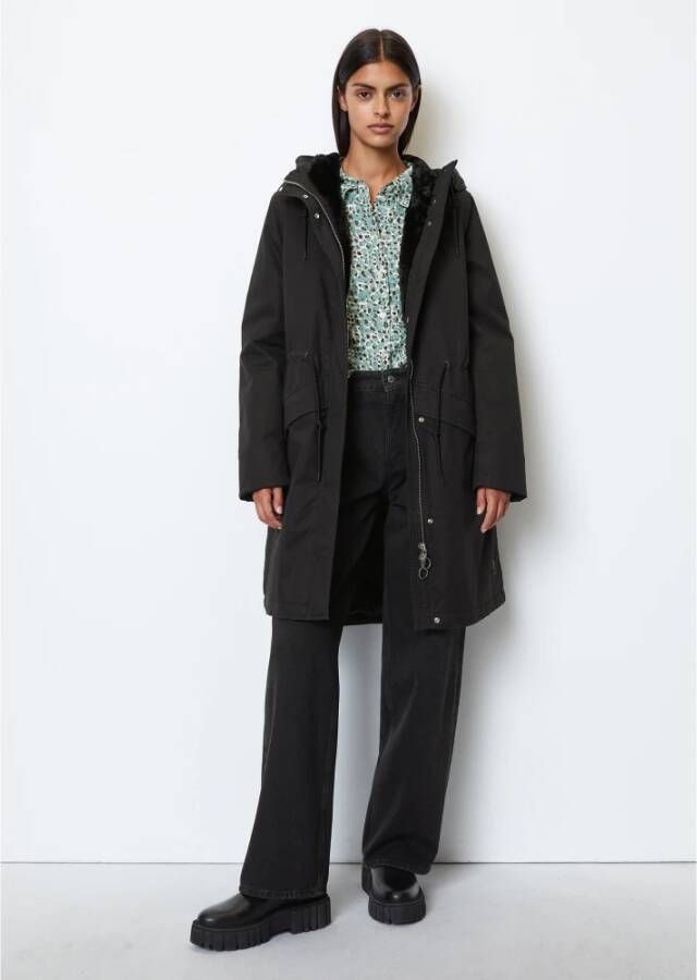Marc O'Polo Coats Zwart Dames