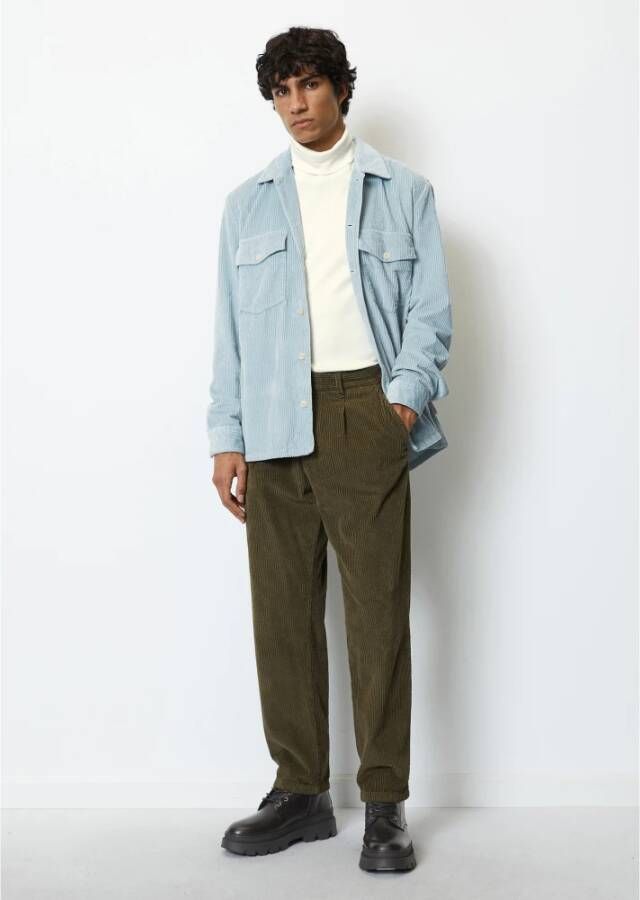 Marc O'Polo Corduroy overshirt Blauw Heren