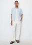 Marc O'Polo Shirt met korte mouwen Blauw Heren - Thumbnail 4