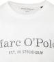 Marc O'Polo T-shirt met statement- en labelprint - Thumbnail 3