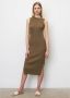 Marc O'Polo Knitted Dresses Beige Brown Dames - Thumbnail 4