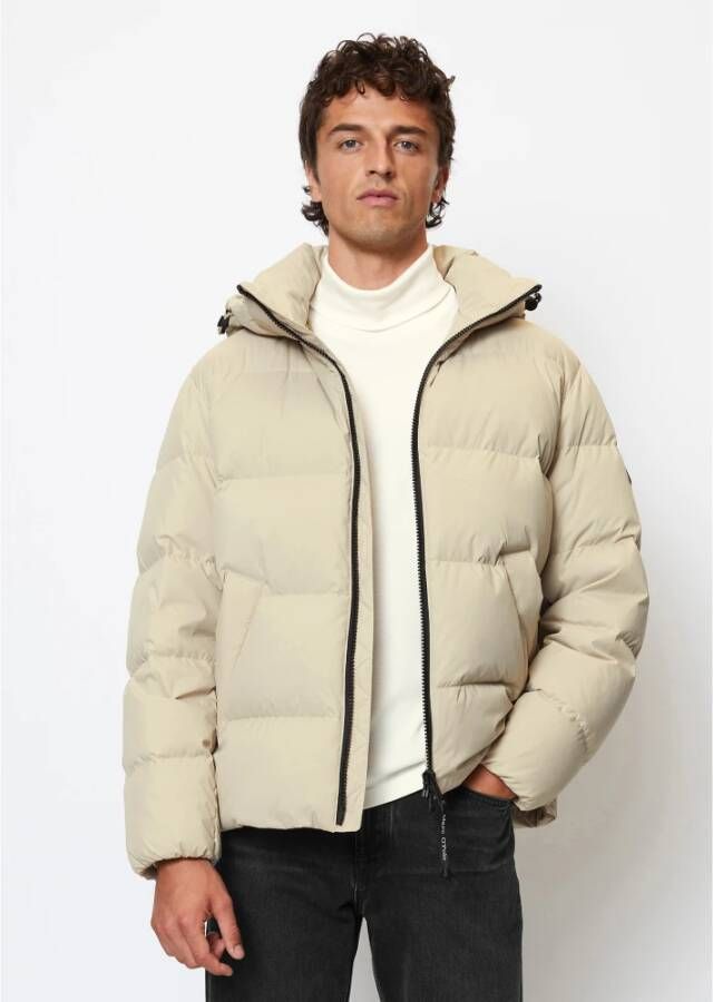 Marc O'Polo Oversized Dons Puffer Jas Beige Heren