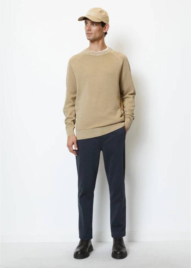 Marc O'Polo Trui met ronde hals Beige Heren