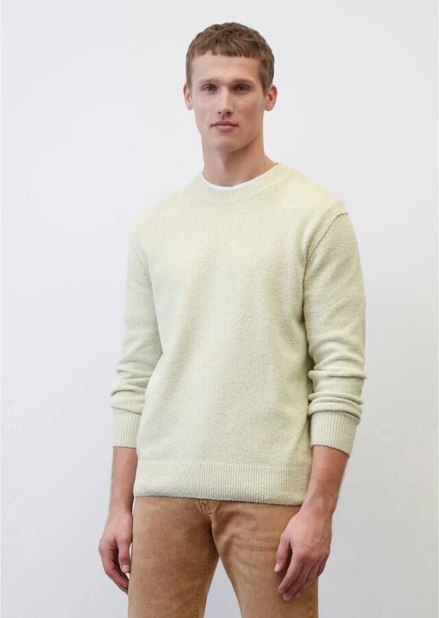 Marc O'Polo Trui met ronde hals Groen Heren