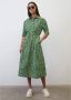 Marc O'Polo Maxi Dresses Shirt Dresses Brown Green Dames - Thumbnail 9