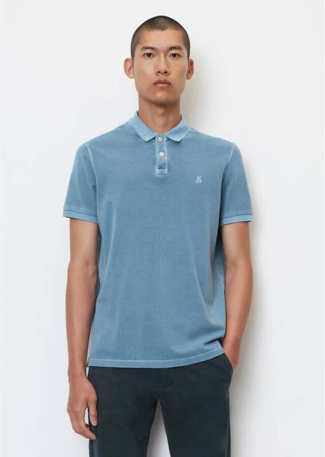 Marc O'Polo Shirts Blauw Heren