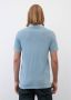 Marc O'Polo Short sleeve polo shirt in piqué fabric Blauw Heren - Thumbnail 8