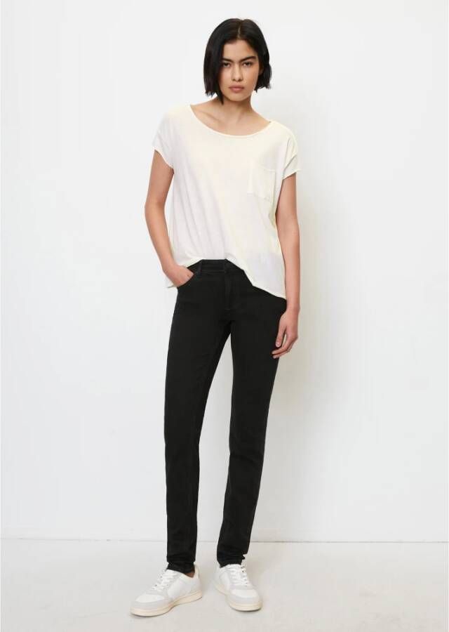 Marc O'Polo Slim-fit Jeans Zwart Dames